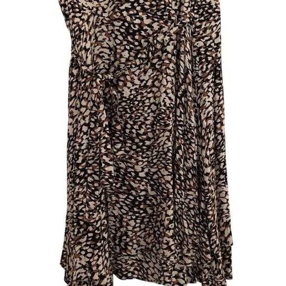 Free People French Quarter Wrap Mini Dress Medium Cheetah‎ Print - Picture 9 of 11